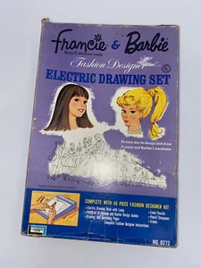 1960s Barbie Francie Fashion Designer Drawing Set vintage working electronic toy - Bild 1 von 8