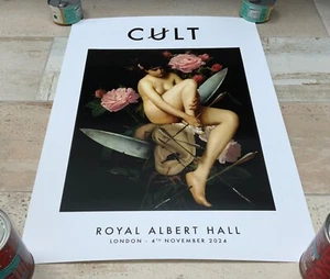 The Cult ROYAL ALBERT HALL LONDON 11.04.2024 Tour Poster 60cm x 40cm DEATH CULT - Bild 1 von 11