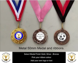 DOG SHOW Medals pack 1,5,10 Complete with Your Free logo and Ribbons - Picture 1 of 7
