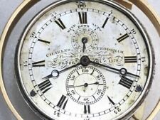 EARLY RARE ANTIQUE CHARLES FRODSHAM LONDON MARINE CHRONOMETER FUSEE DECK CLOCK