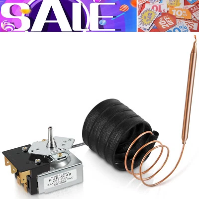 para KKB-9-48 Awoco Viking PB010036 Termostato para hornear asado 22A 120-250VAC 606°F Foto 1 de 4