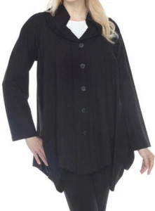 Abrigo negro Joseph Ribkoff 211329 talla 10 Reino Unido precio original £335.00 - Imagen 1 de 1