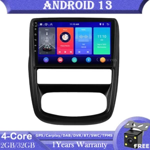 9"Android 13 Head Unit Carplay Radio GPS SATNavi BT For Renault Duster 2010-2015 - Picture 1 of 12