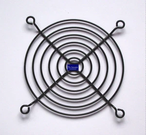 Lüftergitter * Schutzgitter * Metall schwarz 92 x 92 mm für 92 mm Gehäuselüfter - Bild 1 von 2