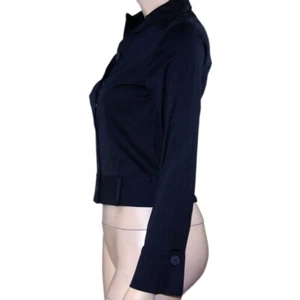 AZ Well Blazer button up Jacket Black - Picture 1 of 7
