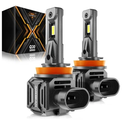 适用于现代伊兰特 2014 - 2018 年 AUXBEAM CANBUS H11 LED 车头灯灯泡套件低光束 — 第 1/4 张图片