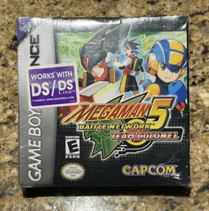 Mega Man Battle Network 5 Team Colonel Nintendo Game Boy Advance GBA versiegelt Neu - Bild 1 von 9