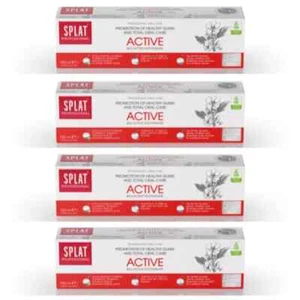 Pack Of 4 x 100g SPLAT Professional Series ACTIVE Toothpaste FREE SHIPPING - Picture 1 of 5