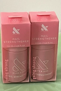 2 PACK Olive & June Nail Strengthener Improves Nail Health Growth .46 oz NIB - Picture 1 of 5