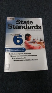 State Standards Grade 6 Test Preparation Software 50 States PC & Mac BRAND NEW - Picture 1 of 3