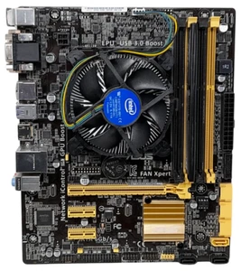 Asus B85M-G i5-4440 @ 3,1GHz 4GB DDR3 Socket LGA1150 Płyta główna Pakiet bez BP - Zdjęcie 1 z 3