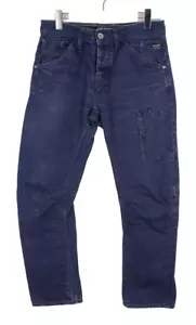 Jack & Jones Stan / Anti Fit Men's Jeans W31/L28 Whiskers Button Fly Denim Blue - Picture 1 of 11