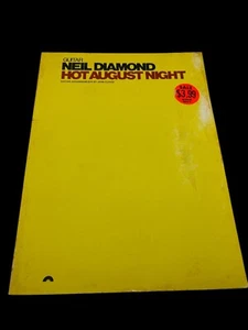 Neil Diamond Hot August Night Arrangiamenti Chitarra Canzoniere Spartiti 22 Canzoni - Foto 1 di 3