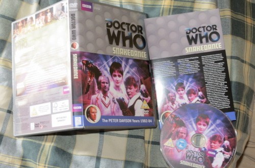 Doctor Who SNAKEDANCE Dr Who Snake dance Peter Davison Martin Clunes SILVER CASE