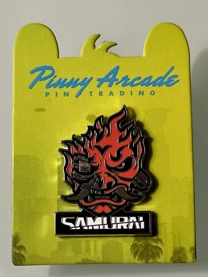 Pinny Arcade PAX East 2024 Cyberpunk 2077 Samurai Pin CD Projekt Red CDPR