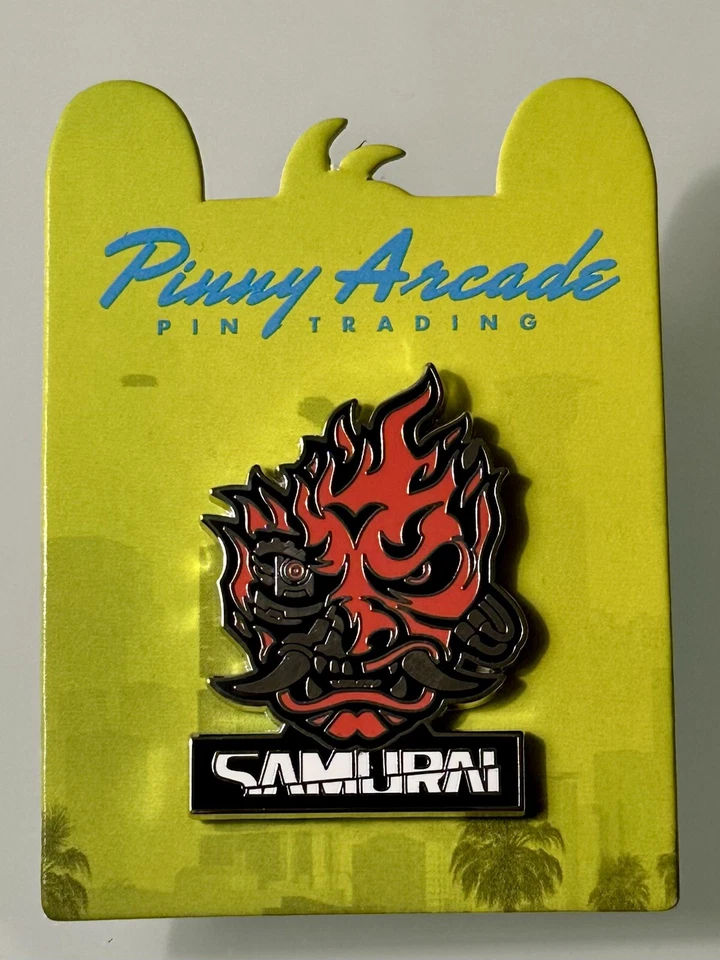Pinny Arcade PAX East 2024 Cyberpunk 2077 Samurai Pin CD Projekt Red CDPR - Image 1 of 1