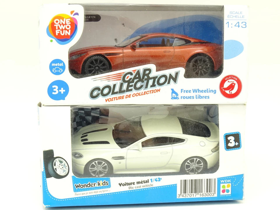 Welly 1/43 - Lotto Di 2 Aston Martin V8 Vantage - Immagine 1 di 1