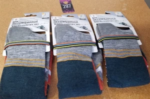 Lot of 3 Smartwool BackCountry Unisex Large Over-the-Calf Ski Socks (#297) - Picture 1 of 8