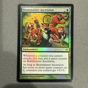 Beastmaster Ascension Zendikar Regular Foil Lp Light Play - Picture 1 of 8