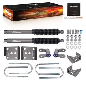 Kit de caída trasera de 5" y juego de amortiguadores para Ford F-150 2x2/4x4 2015-2020 con cubierta antipolvo - Imagen 1 de 9