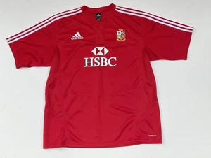 Camicia Rugby British And Irish Lions Uomo XXL Rossa Adidas - Foto 1 di 24