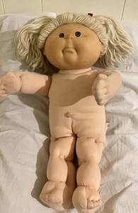 POUPEE PATCH CHOU VINTAGE HASBRO 1990 FILLE CHEVEUX BLONDS YEUX BRUNS.  (K16) - Photo 1/7