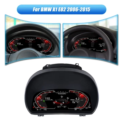 12.3IN LCD Digital Cluster Instrument Speedometer For BMW 1 Series E82 2006-2013 Foto 1 de 4