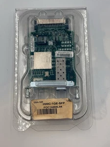 Tarjeta de interfaz WAN L3 de alta velocidad de 1 puerto Cisco HWIC-1GE-SFP 2800 3800 2900 3900 - Imagen 1 de 2