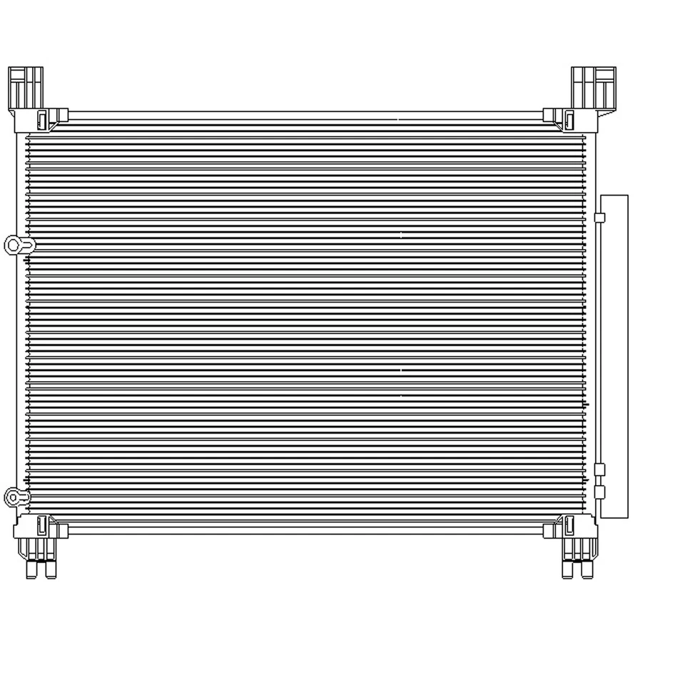 CND30017 nuevo condensador de aire acondicionado de repuesto para Lexus RX350 2016-2019 Foto 1 de 1