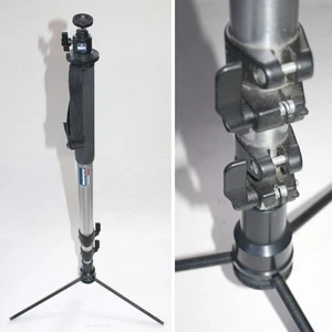 Bogen Manfrotto 3230 Self Standing Monopod 682B w/3009 Ball Head Italy 26" - 64" - Picture 1 of 7