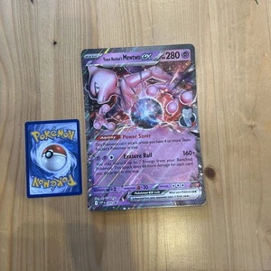 XL Team Rocket's Mewtwo ex 205 Sv: Scarlet & Violet Promo Cards Holo - Picture 1 of 2