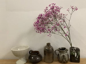 5 Stück Konvolut Keramik Kannen Vase Steingut handarbeit Hausauflösung RAR #4 - Bild 1 von 9