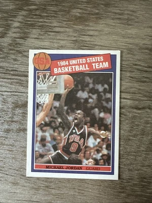 Tarjeta de baloncesto rara - 1984 Michael Jordan novato equipo olímpico de Estados Unidos Chicago Bulls Foto 1 de 4