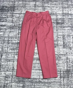 Vintage Polo Ralph Lauren Andrew Pants Chino Pleated Salmon Men’s Size 31x30 - Picture 1 of 11