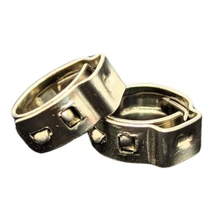 20x 1-Ohr-Schelle 6,5-7,5mm V2A Edelstahl Einohrschelle Schlauchschelle für Druc - Bild 1 von 6