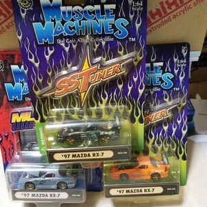 Set 1/64 Muscle Machines RX-7 in vendita - Foto 1 di 9