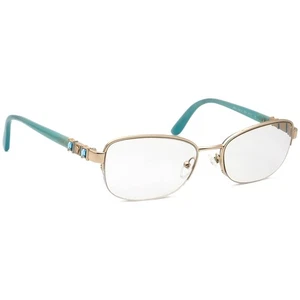 Versace Brille Mod. 1230-B 1362 Gold/Aquamarin Halbrand Italien 54[]17 135 - Bild 1 von 6