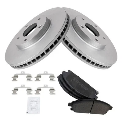 Kit delantero semimetálico con rotor recubierto de pastillas de freno para Nissan Quest Foto 1 de 4