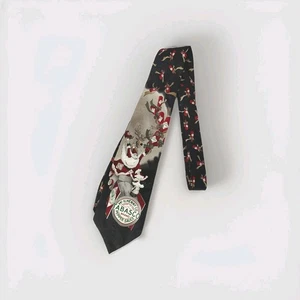 Salsa Tabasco Papá Noel Navidad novedad corbata seda 59 x 4 pulgadas - Imagen 1 de 6