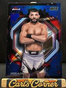 AMIR ALBAZI 2024 Topps Finest UFC BLU rifrattore /99 RARO #227 - Foto 1 di 4