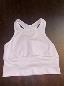 Free People Movement XS/S Sheer Mauve Every Single Time Seamless Cropped BH - Bild 1 von 7