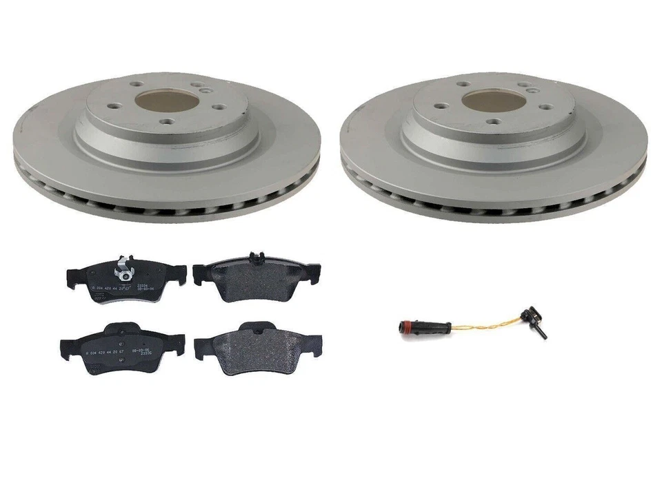 Kit de freno trasero genuino para Mercedes CL550 2009-2014 rotores de disco sensor de pastillas de 320 mm Foto 1 de 1