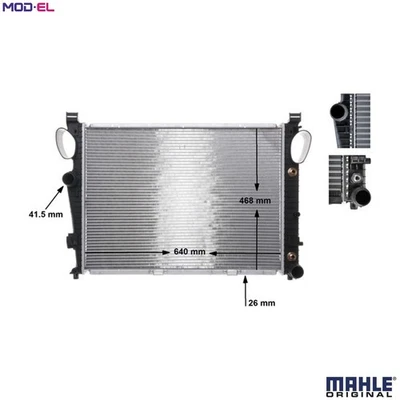 RADIATOR ENGINE COOLING CR 304 000S FOR MERCEDES-BENZ M 272.965 3.5L 6cyl - Image 1 of 4