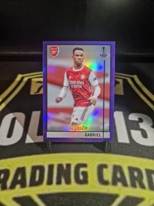 Gabriel /299 Purple 2020-21 Topps Merlin UEFA UCC Arsenal - Picture 1 of 2