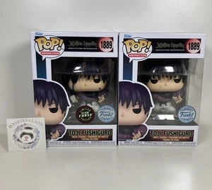 Jujutsu Kaisen #1889 Toji FushiguroFunko Pop! Glow Chase Bundle New Mint P/P SE - Picture 1 of 6