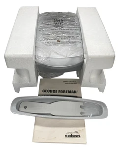 Open Box George Foreman Lean Mean Fat Reducing Grilling Machine GR18PL Nice - Picture 1 of 3