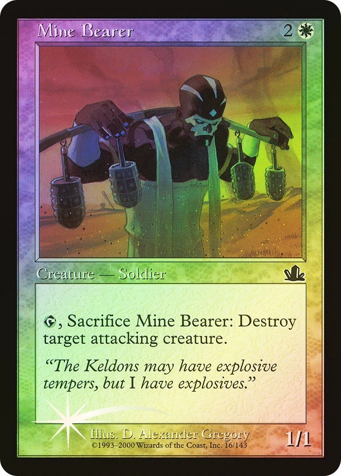 MTG FOIL Mine Bearer  - Prophecy #016 - Image 1 of 1