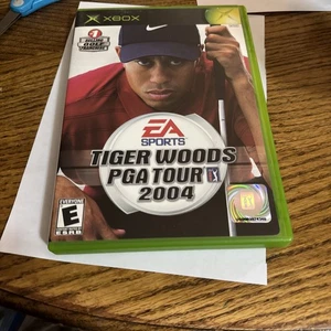 Tiger Woods PGA Tour 2004 (Microsoft Xbox, 2003) Complete w/ Manual - Tested - Picture 1 of 4