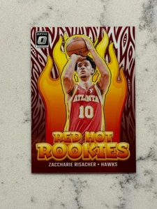 2024-25 DONRUSS OPTIC RED INTERNATIONAL RED HOT ROOKIES RC ZACCHARIE RISACHER  - Picture 1 of 2