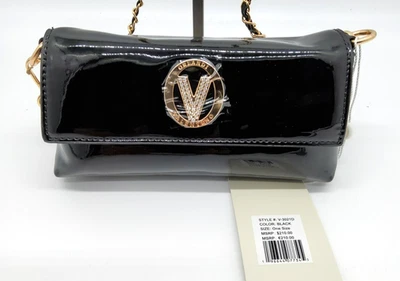 Bolso Valentino Orlandi, Correa de Hombro Extendida con Cadena Dorada, Cuero Vegano Foto 1 de 4